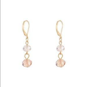 Joan Vass Double Rosary Link Earrings New!